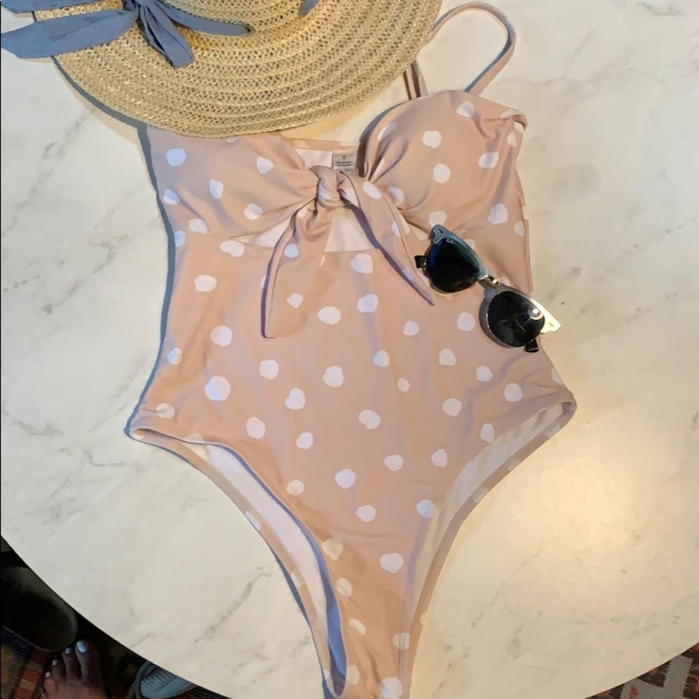 Cutout one piece bathing suit